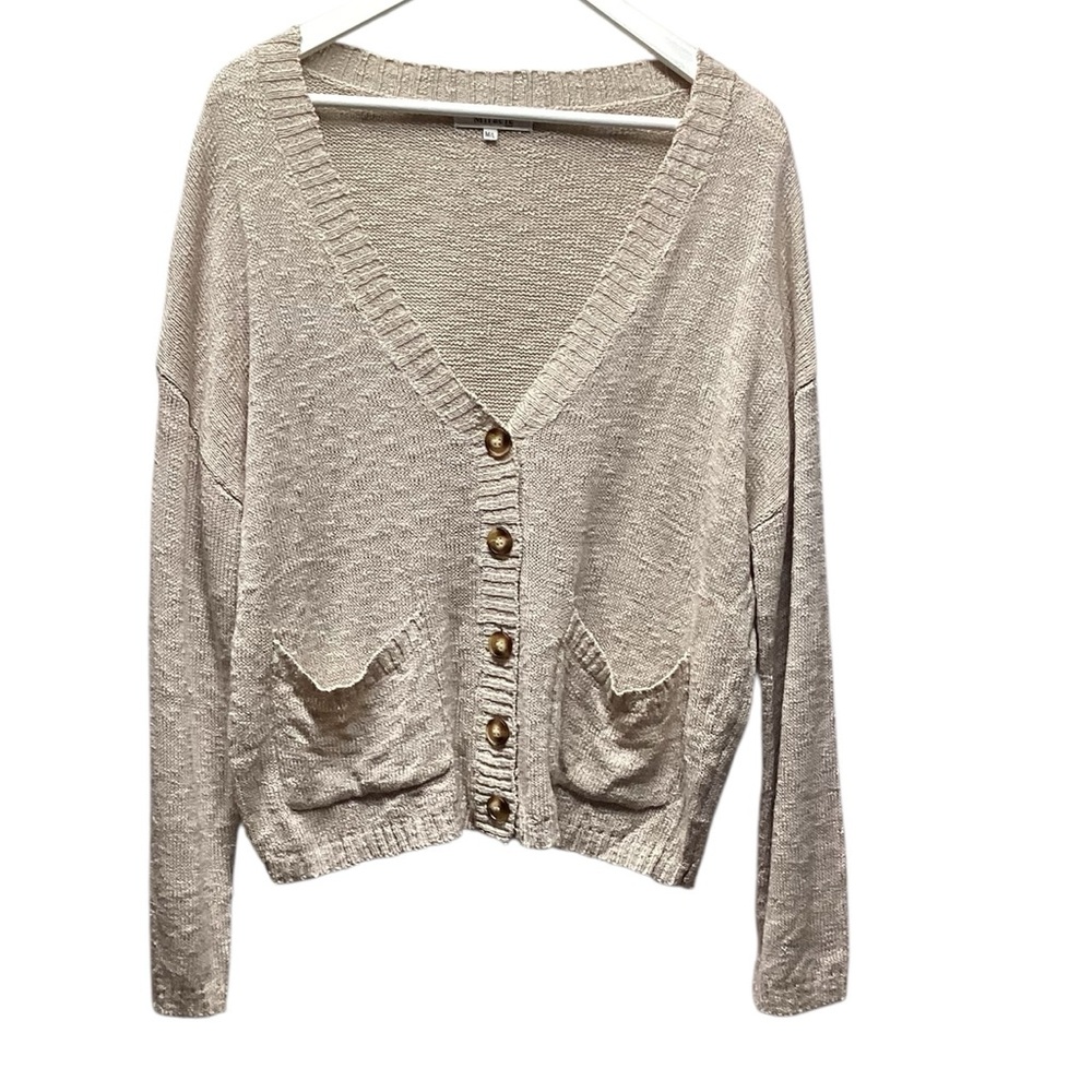 Miracle Women’s lightweight Knit cardigan M-L. Beige
